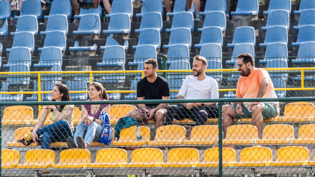 Fans and friends at Krakow Dragoons FC vs Tramwaj II